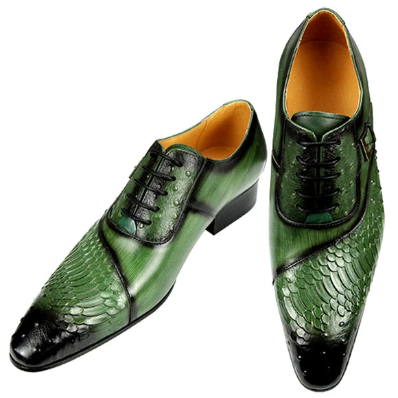 Luxury Men British Carved Fashion Dress Leather Shoes