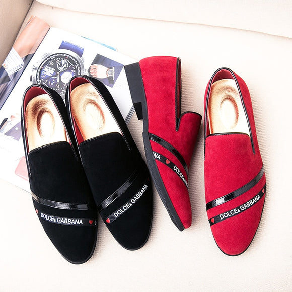 European Men Loafers Wedding Shoes