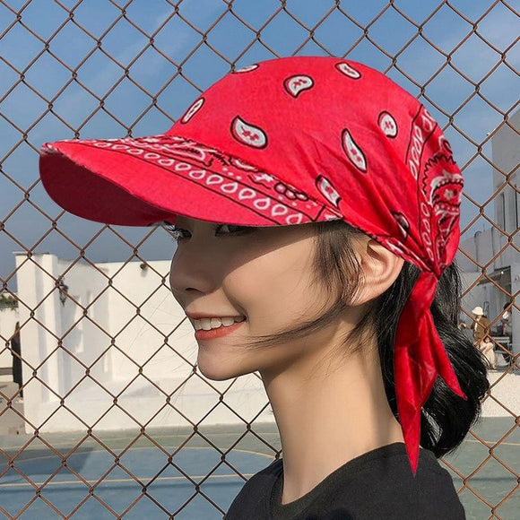 Nice Women Headscarf Sun Visor Hat