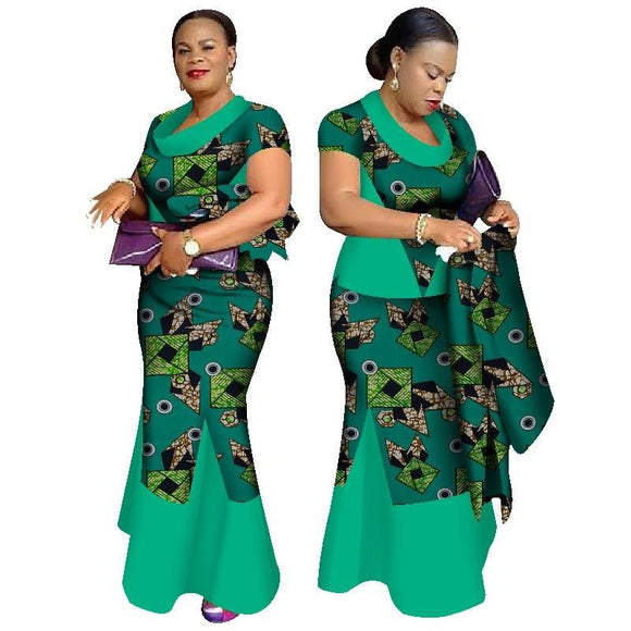 Plus size African Traditional Clothing Sets