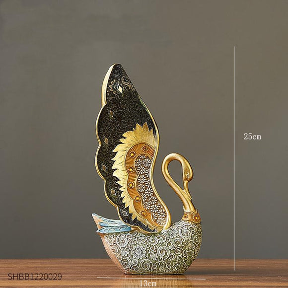 Art Resin Swan Statue Decoration Home Decoration Crafts