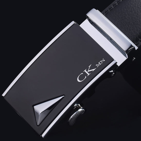 Brand New Automatic Buckle Genuine Leather Belt