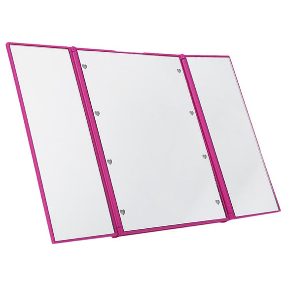 New LED 8 Light Tri-Fold Makeup Mirror